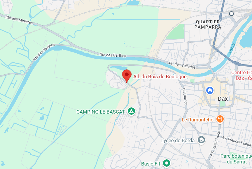 Carte Practice du Bois de Boulogne